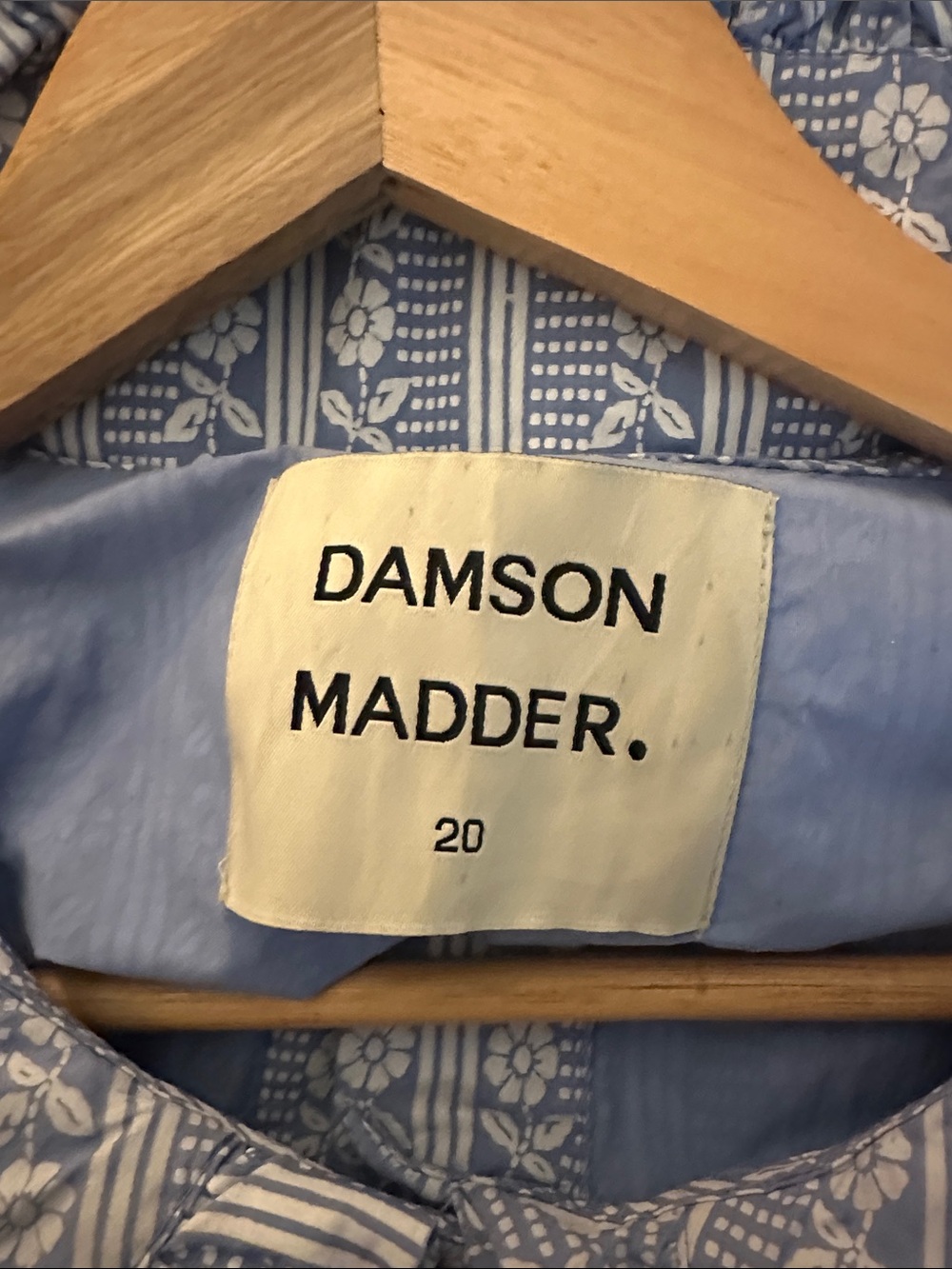 Damson Madder Lois Double Collar blouse - Picture 5 of 10